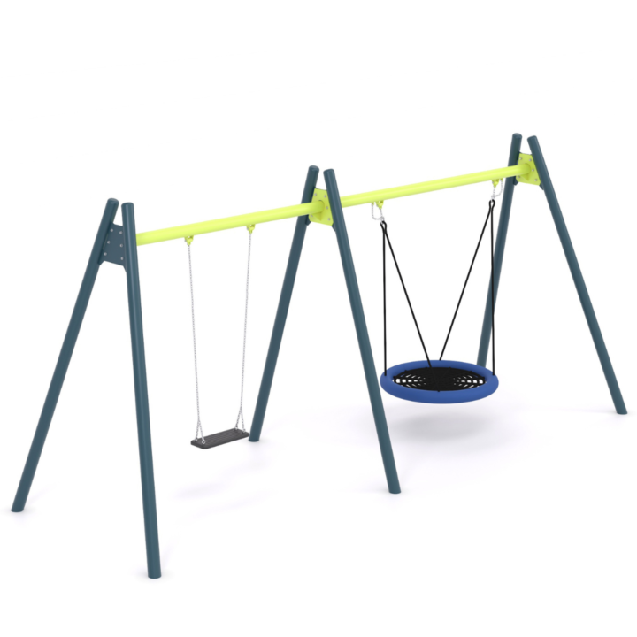 Double metal swing for nest x2 (without seats) Н=2000mm